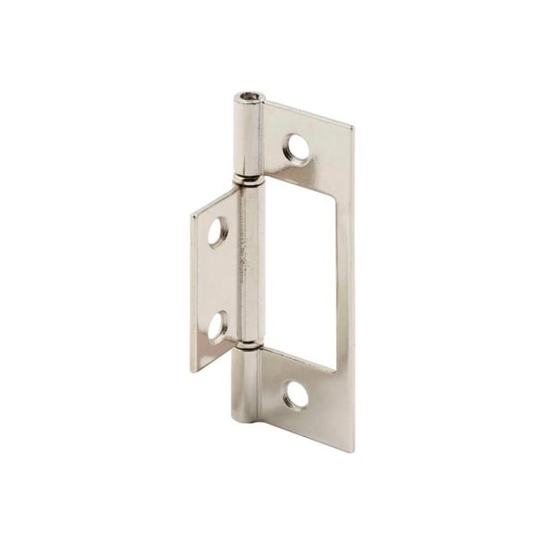 Prime-Line Bi-Fold Door Hinge, 3 in., Steel, Satin Nickel Plated, Non-Mortise Pack of 2 N 7273 - main